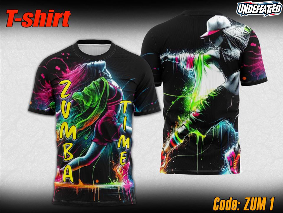 2025 Sublimation Shirt Love Zumba Zumbawear Breathable zumba outfit for ...