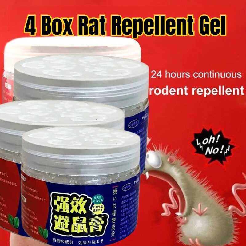 4 Box Gel 100G Rat Control Deratization Natural Harmless Paste Rodent ...