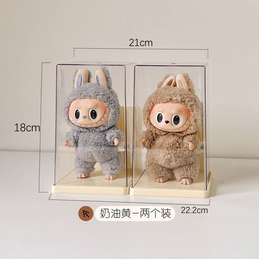 Labubu Display Box Single Transparent Bubble Mart labubu Vinyl Figure ...