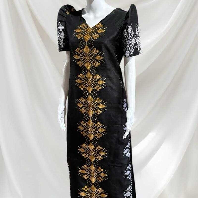 Filipiniana Inaul Maxi Dress, Cultural Dress, Made To Order,Muslim ...