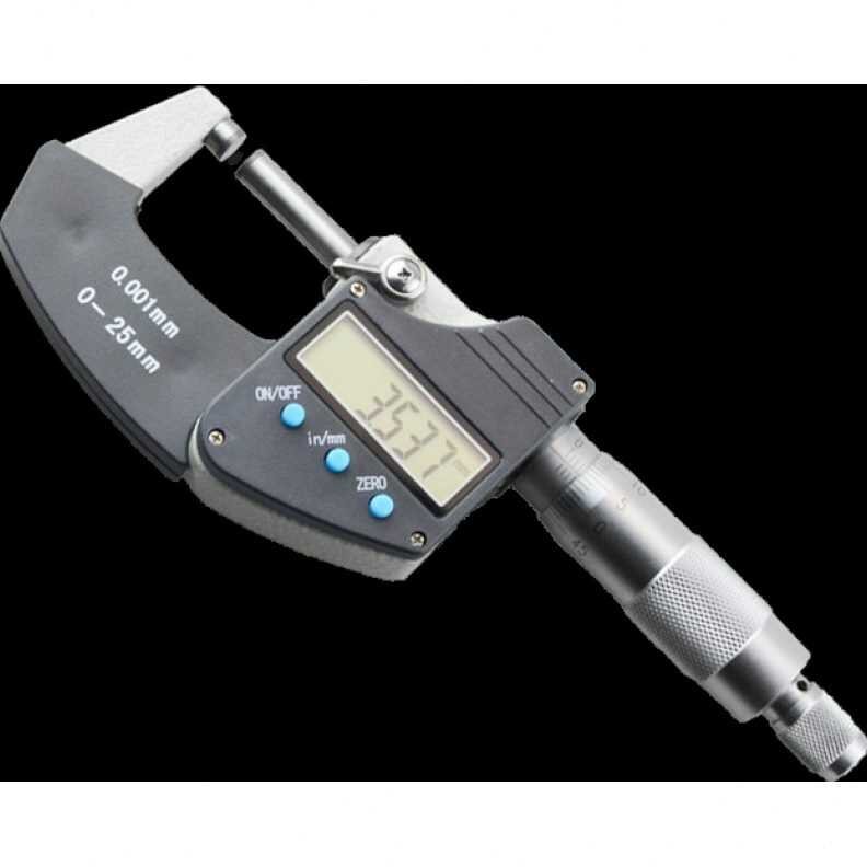Wang Jue Digital Display Three-Key Outside 0-25-100 0.01 Spiral ...