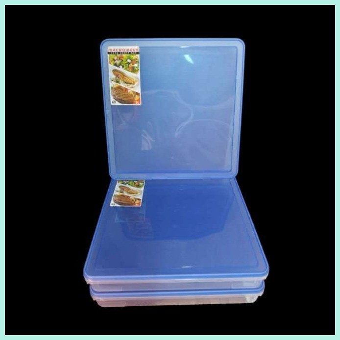 Macroware/Ezi Square Graham/FuhoBar| 2-Container|Transparent Tupperware ...