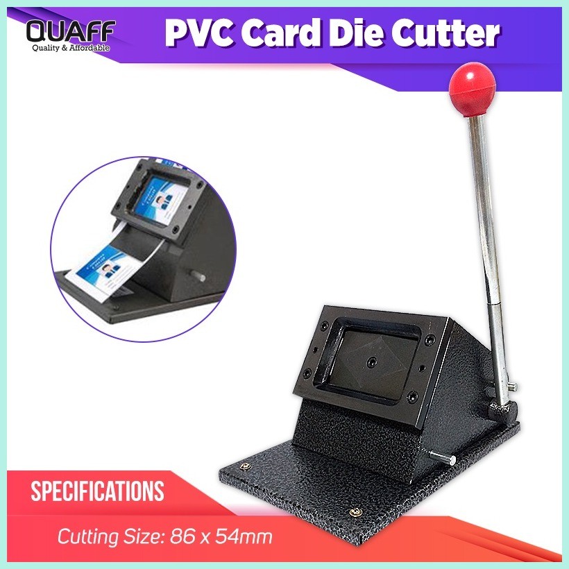 QUAFF PVC ID Card Die Cutter (86-54mm) | Shopee Philippines