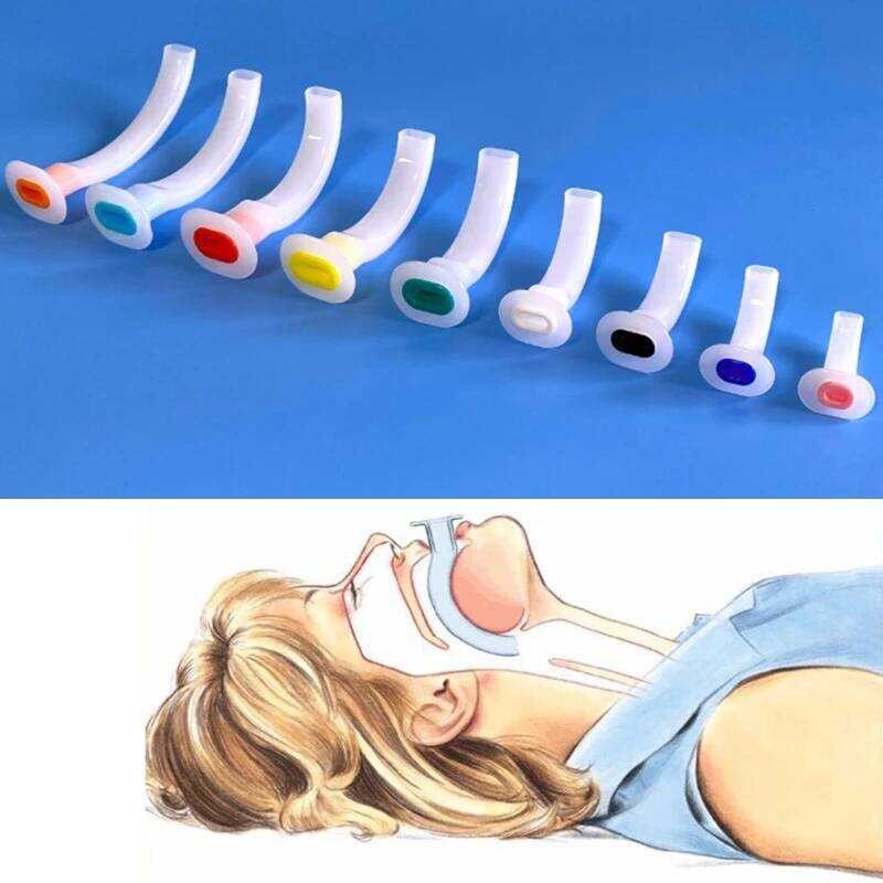 Pieces 9 Disposable Patient Air Guide, Mixed, AA, White, Guedel Color ...