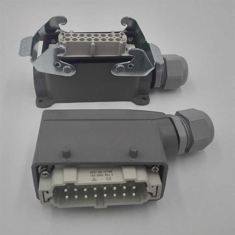 Heavy Duty Connector 16-Core Rectangular Aviation Plug Hot Runner Mold ...