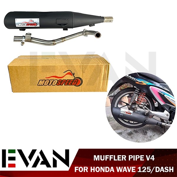 Honda Wave 125/Dash V4 Muffler Pipe Made in Thailand Shopee Philippines