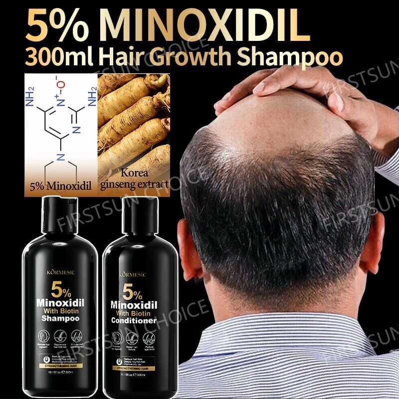 Minoxidil 5% Grower with Biotin Shampoo And Conditioner 300ml for Hair ...