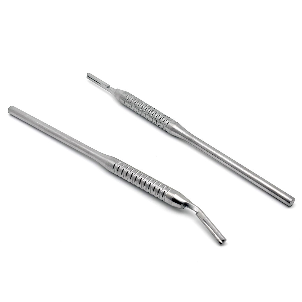 Stainless Steel Dental Handle Blade Handle Oral Hilt Tool For No.3 ...