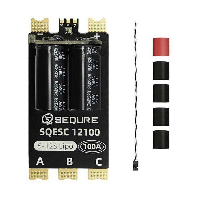 SEQURE 12100 Brushless Electric Speed Controller 5-12S Power Supply ...
