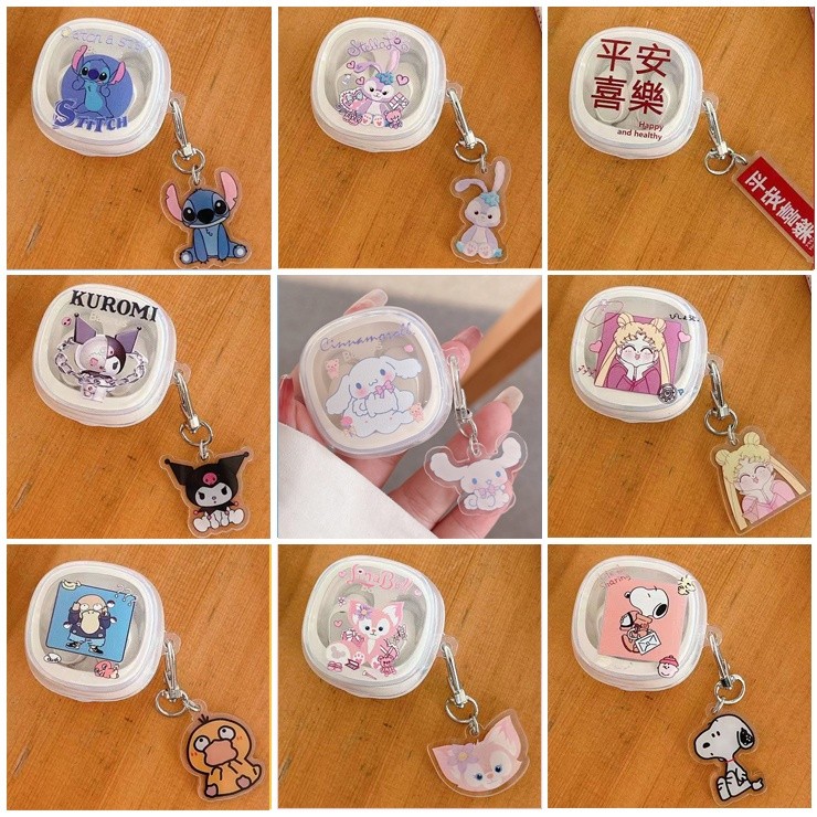 COD) Baseus WM01 Case / WM02 Case Protective Cute Cartoon Transparent ...