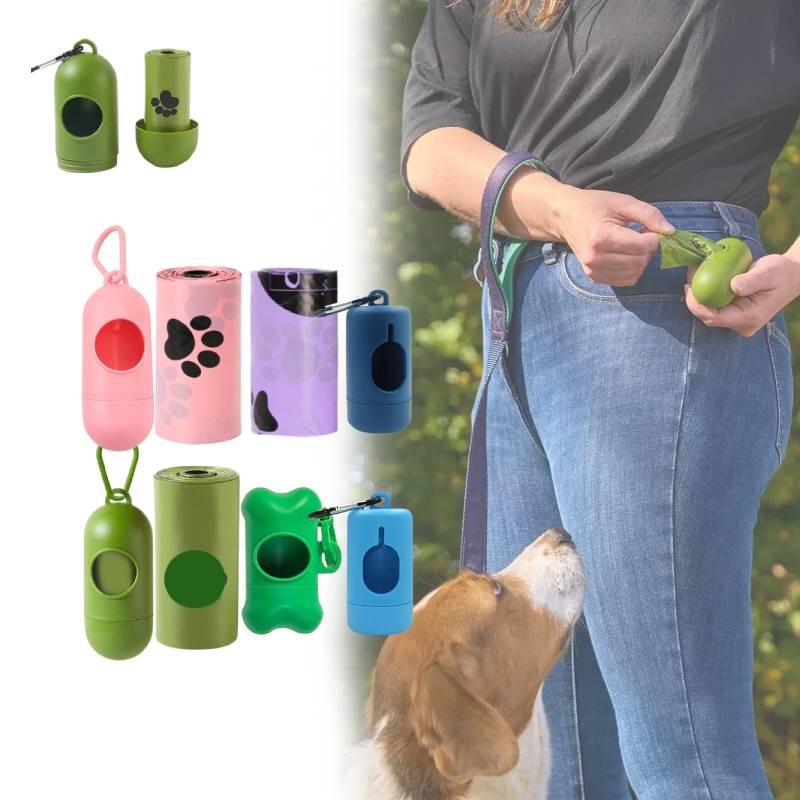 And Thick Lightweight Biodegradable Pet Poop Bags For Easy Cleanup