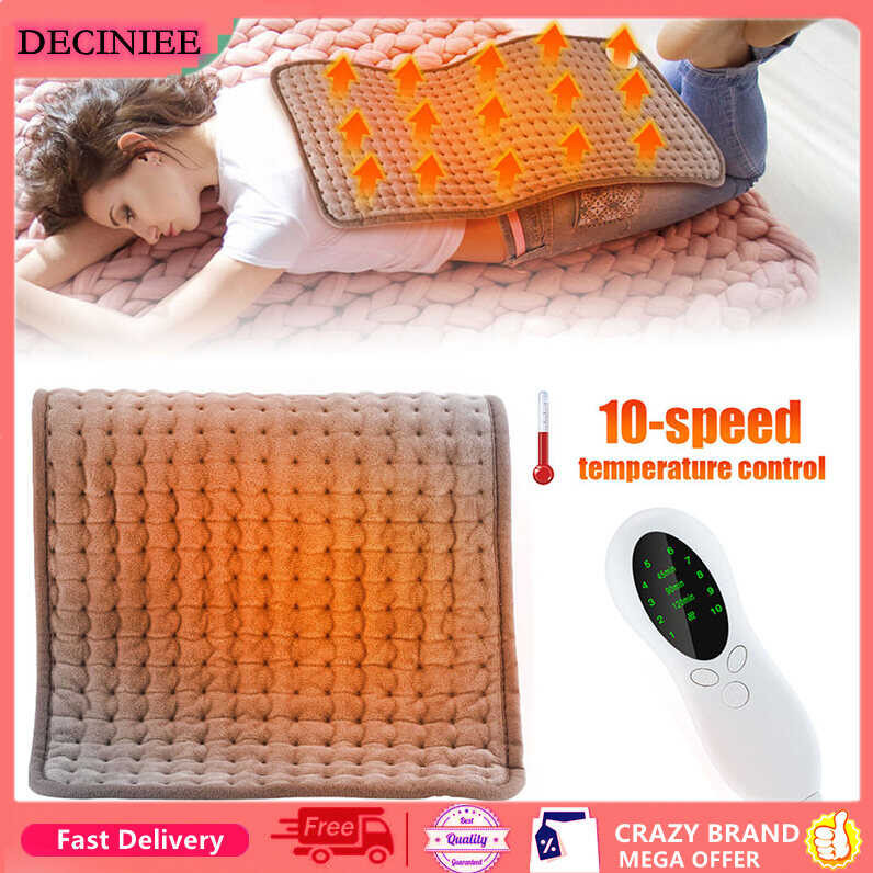 75W DECINIEE Electric Heating Pad For Abdomen Waist Back Thermal