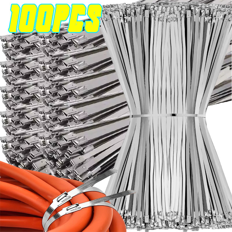 20/60/100Pcs Multi-Purpose Heavy Duty Stainless Steel Fastening Rings ...