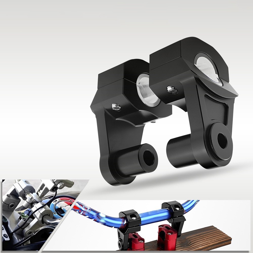 Rox Motorcycle Handlebar Risers 3 1/2" Pivoting For 7/8" OR 1 1/8