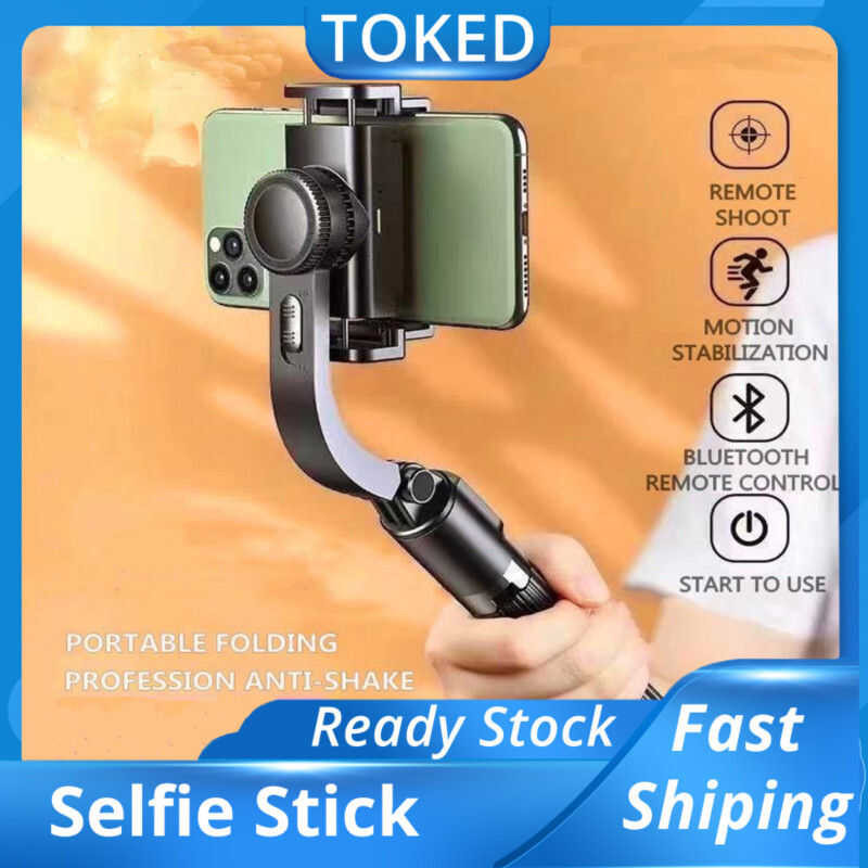 Selfie Stick Gimbal Stabilizer 360° Rotation Tripod With Portable Phone ...