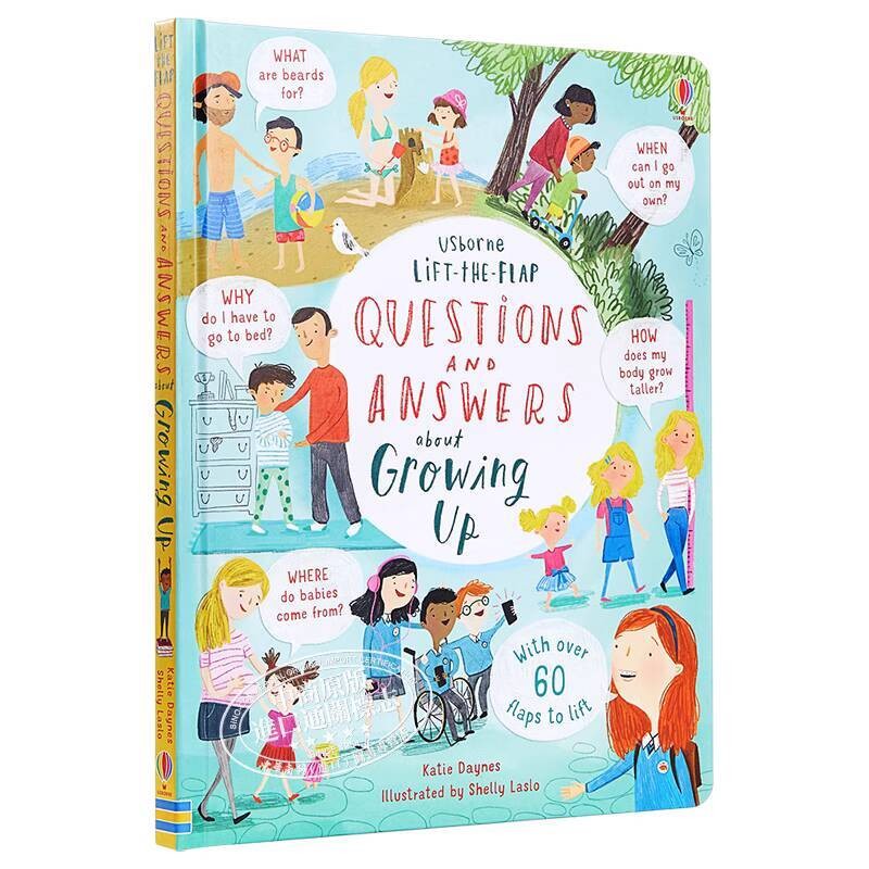 Usborne Flip Questions & Answers about Growing Up English Original ...