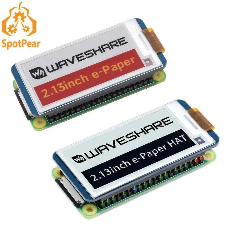 Raspberry Pi 2.13Inch E-Ink Display HAT 250X122 SPI Interface For ...