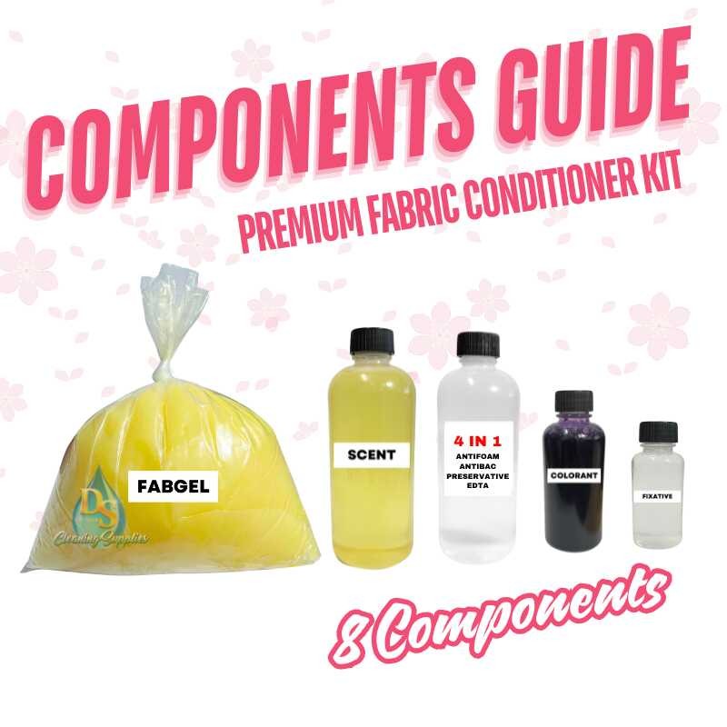 DIY PREMIUM FABRIC CONDITIONER KIT 25 LITERS & 12 LITERS YIELD 6L WITH ...