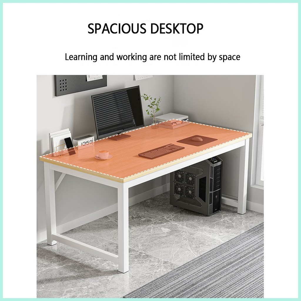 Rounded corner Computer desk Student desk Desk Simple rectangular desk ...