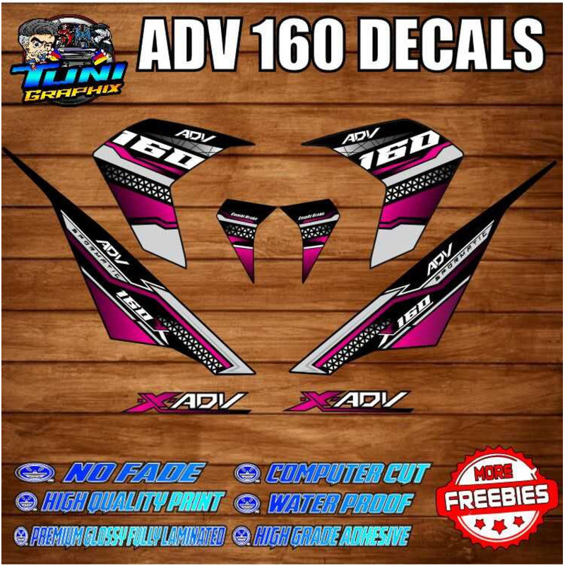 ADV 160 Decal Sticker (Custom X-Adv Design) With Freebies | Shopee ...