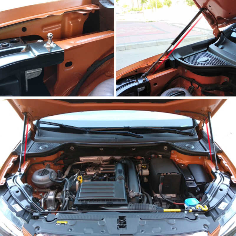 Refit Front Bonnet Hood Lift Support Engine Cover Hydraulic Gas Spring ...