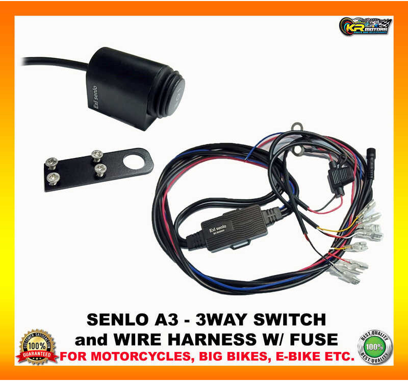 Harness Wire Gamit Ang Fuse & Ballast / A33Way Switch Para Sa SENLO