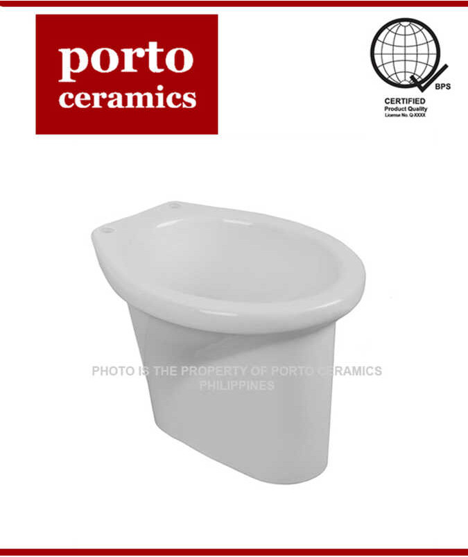 Porto TT001 Basic Economical Small Flush Down Toilet Bowl De Buhos Ceramic Only COD Shopee