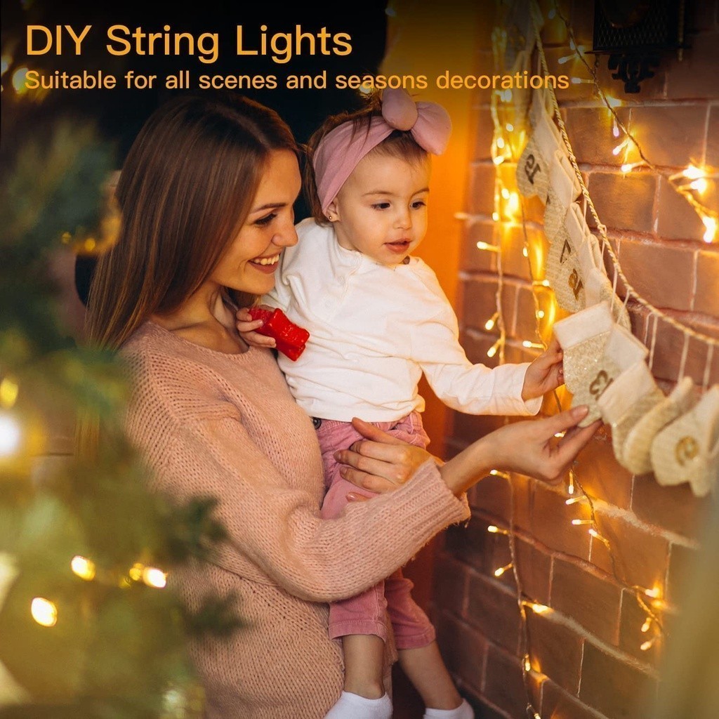 Ligyetor LED Twinkle Starry Fairy String Lampu Lights Lamp CNY Tree ...