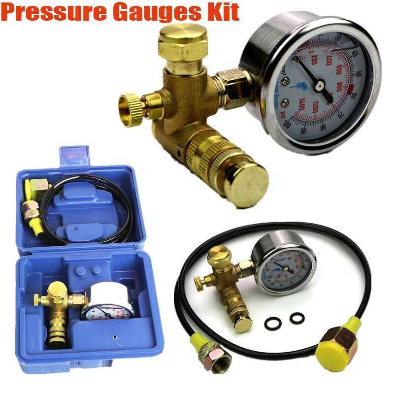 6Mpa 1 Db Pressure Gauges Kit Nitrogen Gas Charging Hydraulic Breaker ...