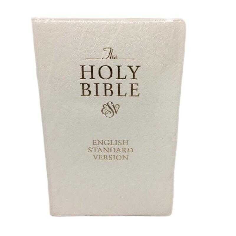 WHITE BIBLE : The Holy Bible ESV And KJV Compact Edition - English ...