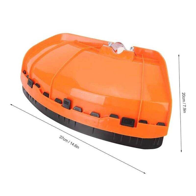 Universal 57 Brush Cutter Shield Lawn Mower Guard Lightweight Plastic ...