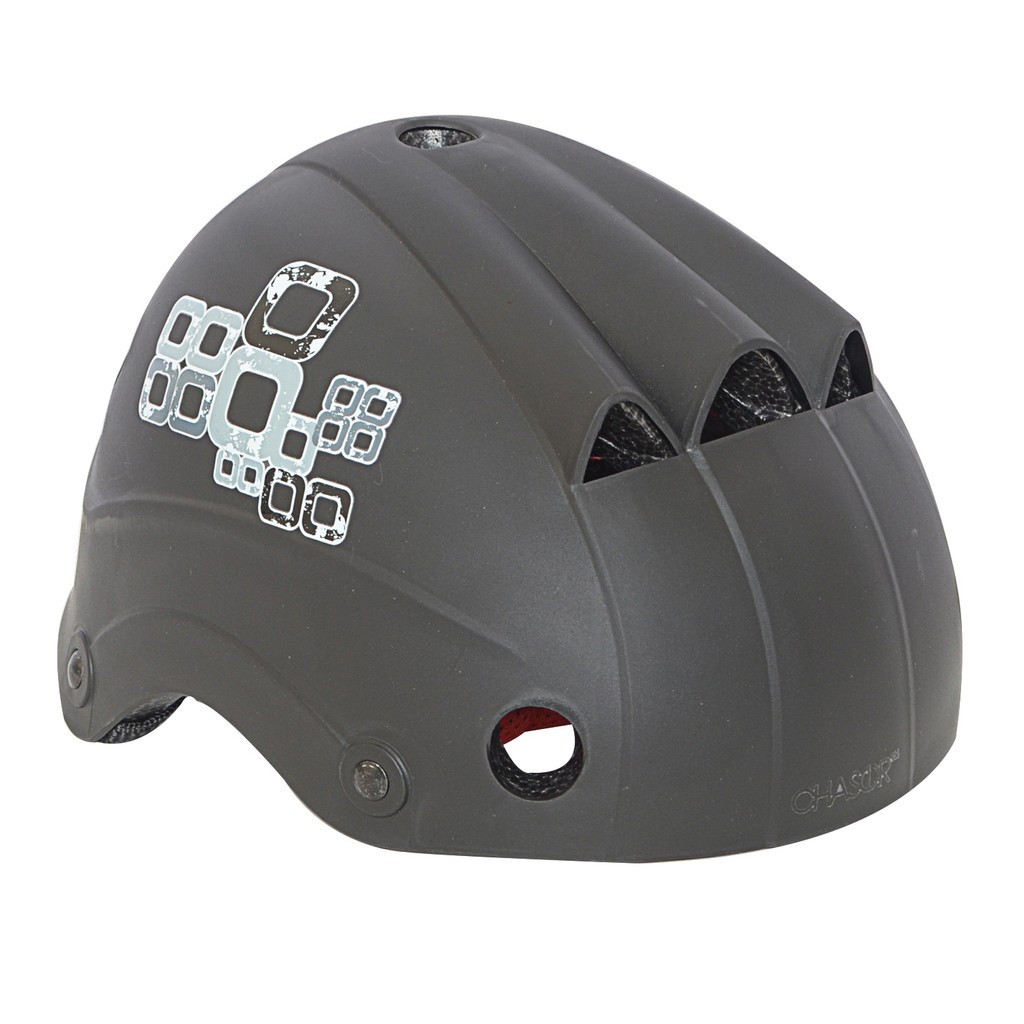 Chaser Kids Active Helmet for Skate Scooter Bike Helmet -Black | Shopee ...
