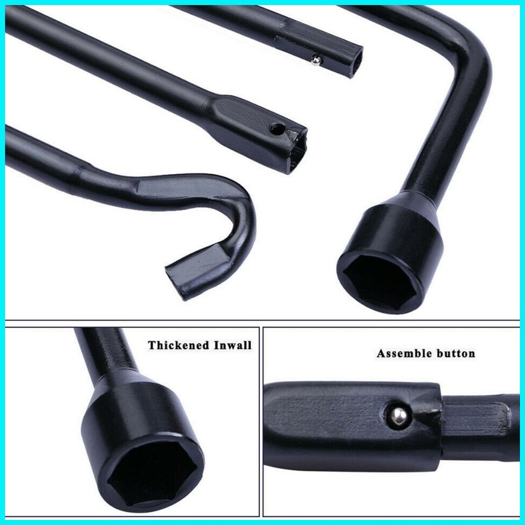 4Pcs Spare Tire Remover Lug Wrench Tool Kit For Toyota Innova With Bag ...