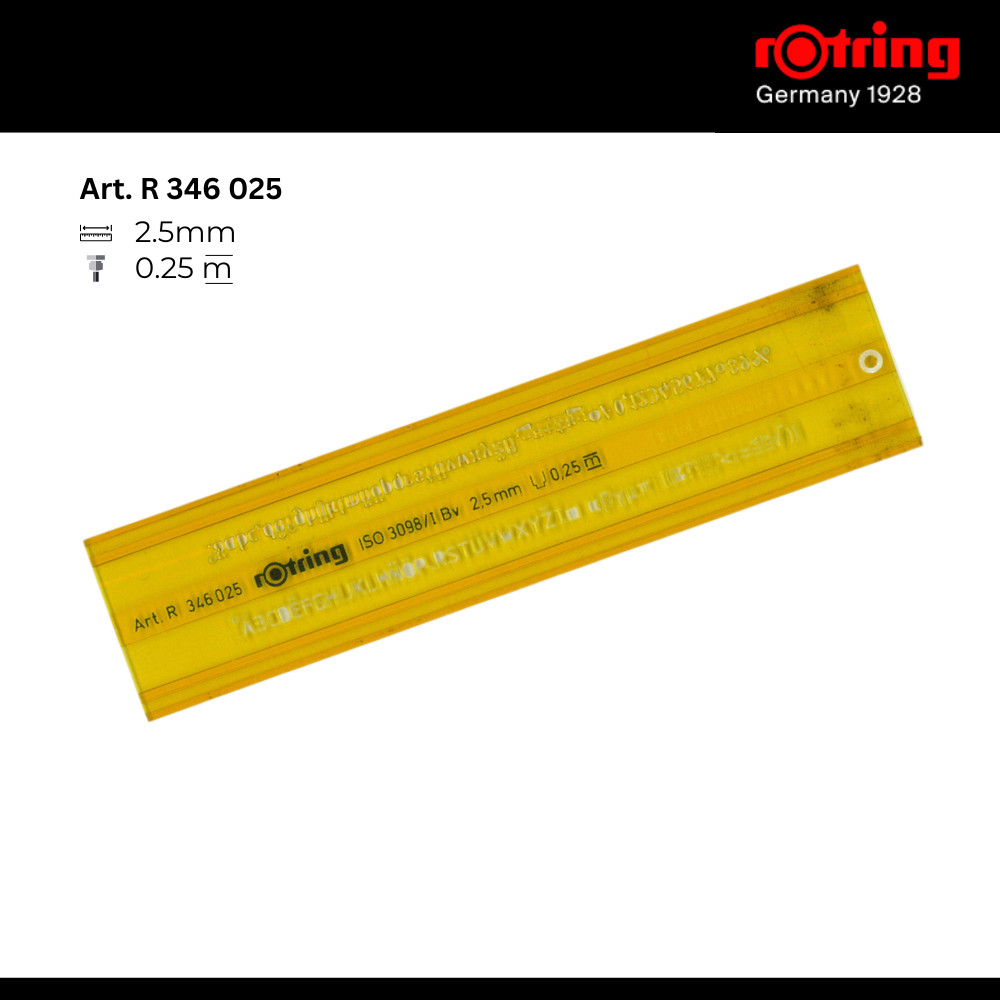 ROTRING Lettering Templates for College Drafting Drawing Architecture ...