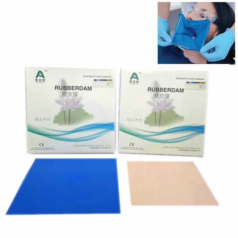 1 Box of High Quality Natural Rubber Latex Dental Dam Non Sterile Dam ...