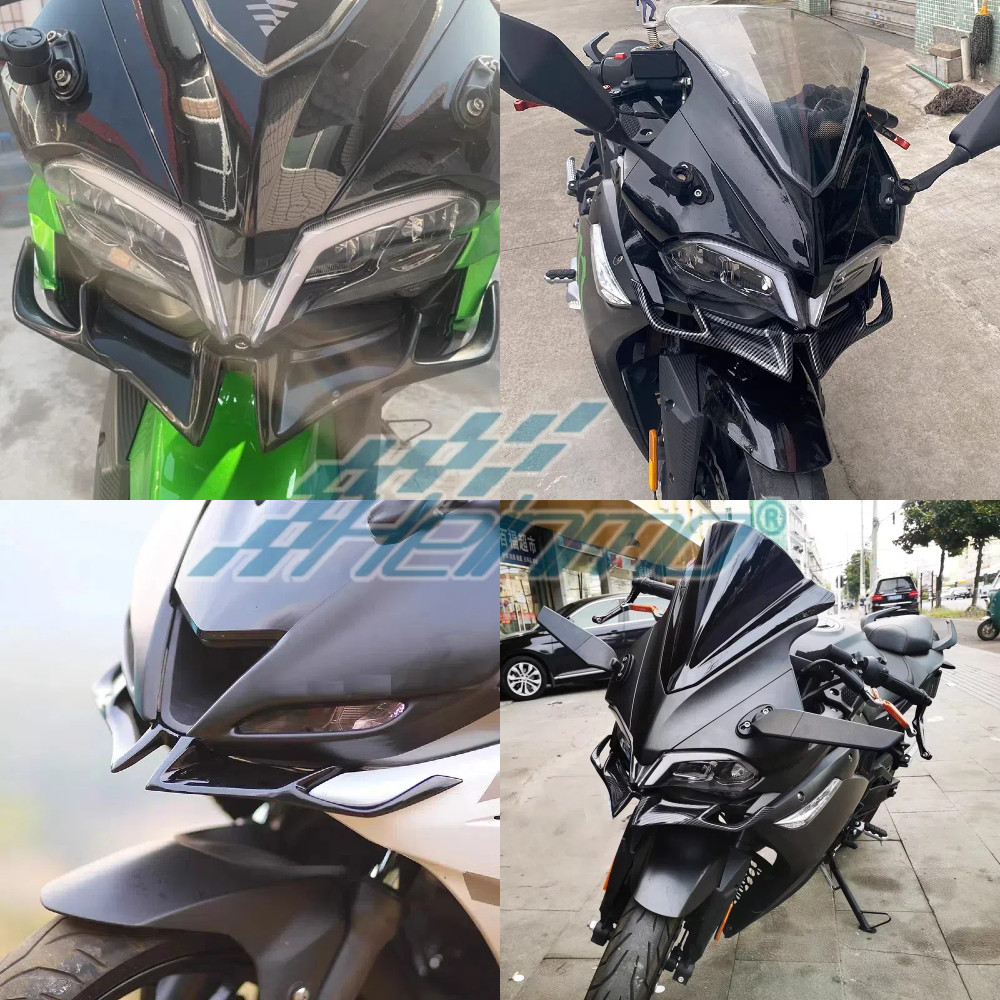 YAMAHA YZF-R15 V3.0 2017-19 Front Winglet Aerodynamic Spoiler Fairing ...