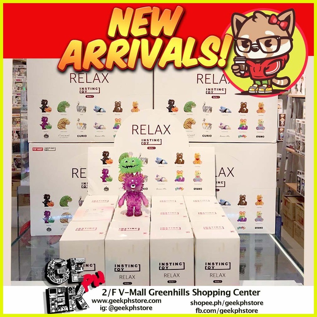 Pop Mart By Instinctoy Relax Mini Series 1 Random Single Blind Box ...