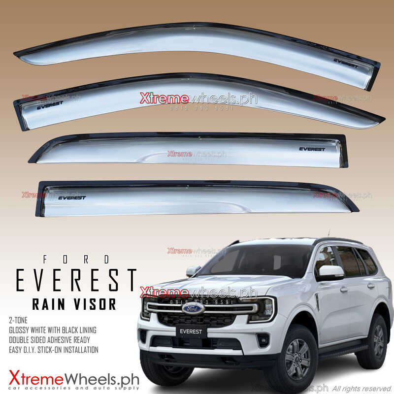 Sport Ford Everest / Titanium 2023 Hanggang 2024 Sier Black Thick