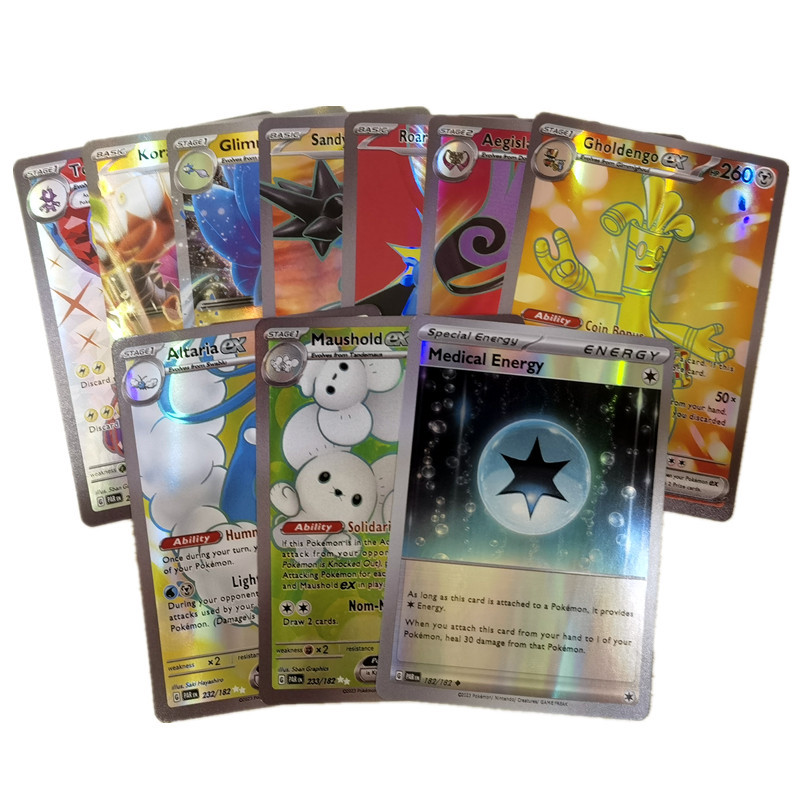New Pokemon 100pcs EX Cards/box English Shining Energy Battle Toys ...