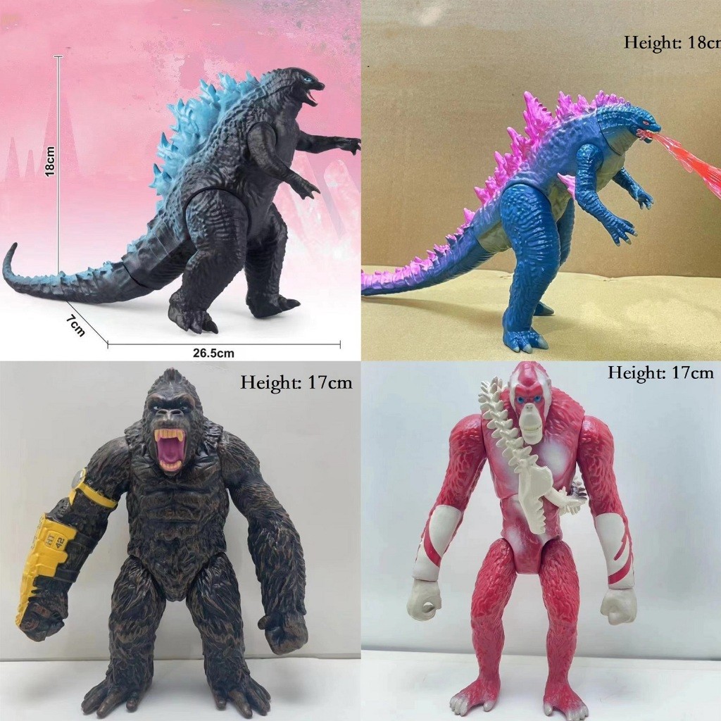 ☪ ♞Godzilla x Kong: The New Empire Godzilla King Kong Shimo Skar King ...