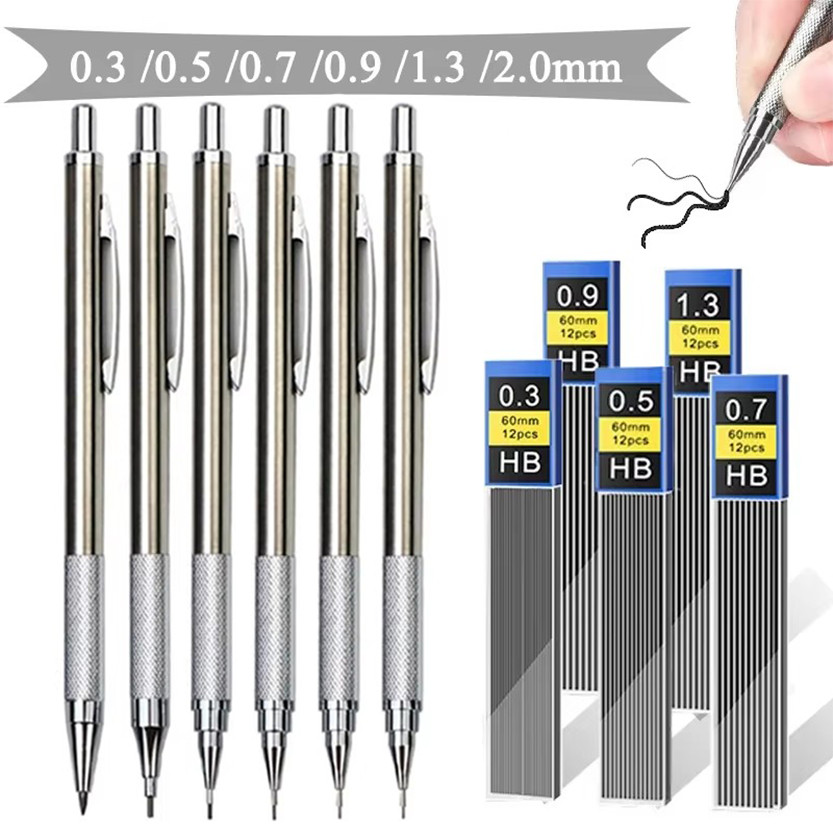 Full Metal Mechanical Pencil / Art Drawing Painting Automatic Pencils