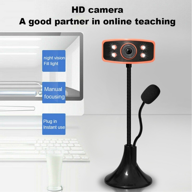 USB computer camera 1080P highdefinition online teaching video desktop