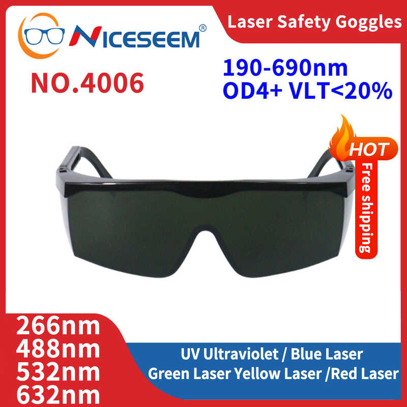 Glass Laser Infred Safety Lenses Protective Glasses Ipl Hair Removal