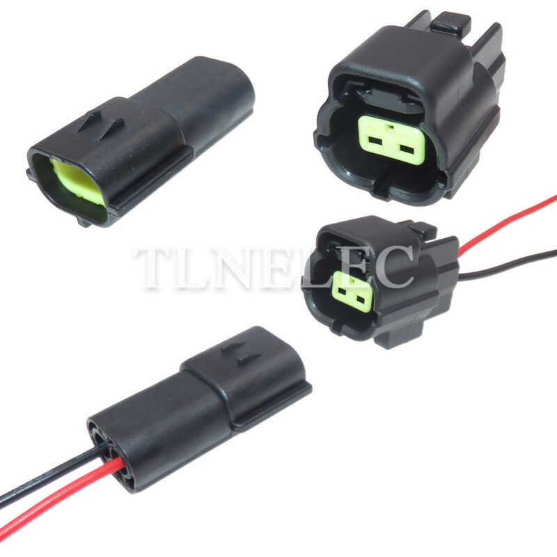 2 Pin Way Car Male Female Sensor Sealed Connector with Wires Auto ...