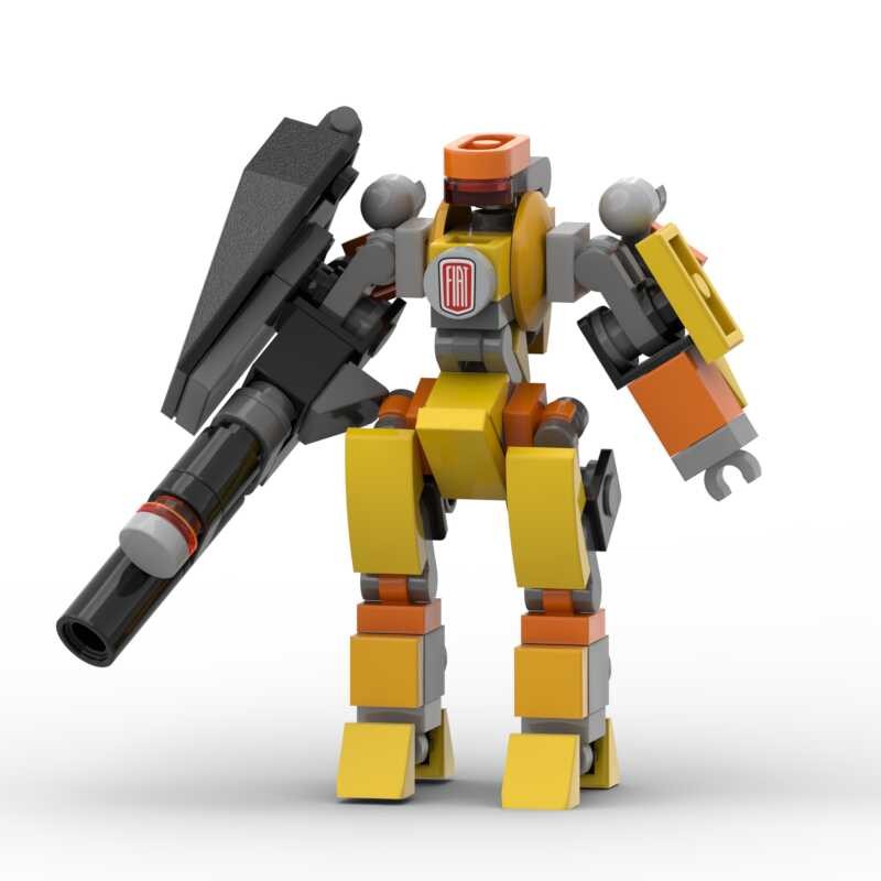 Mini Mecha EVO Fig Robot Assembly Toy Gift Domestic Building Blocks ...