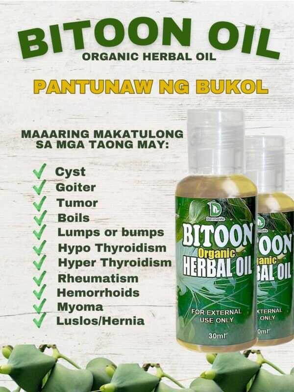 BITOON Herbal Oil - Natural Solution For Lumps And Bumps, 30Ml Bottle ...