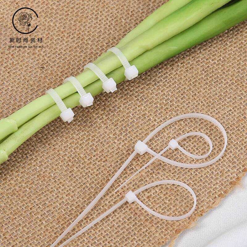 Material Self-locking Nylon Ribbon Shop Bouquet Floral Art Flower ...