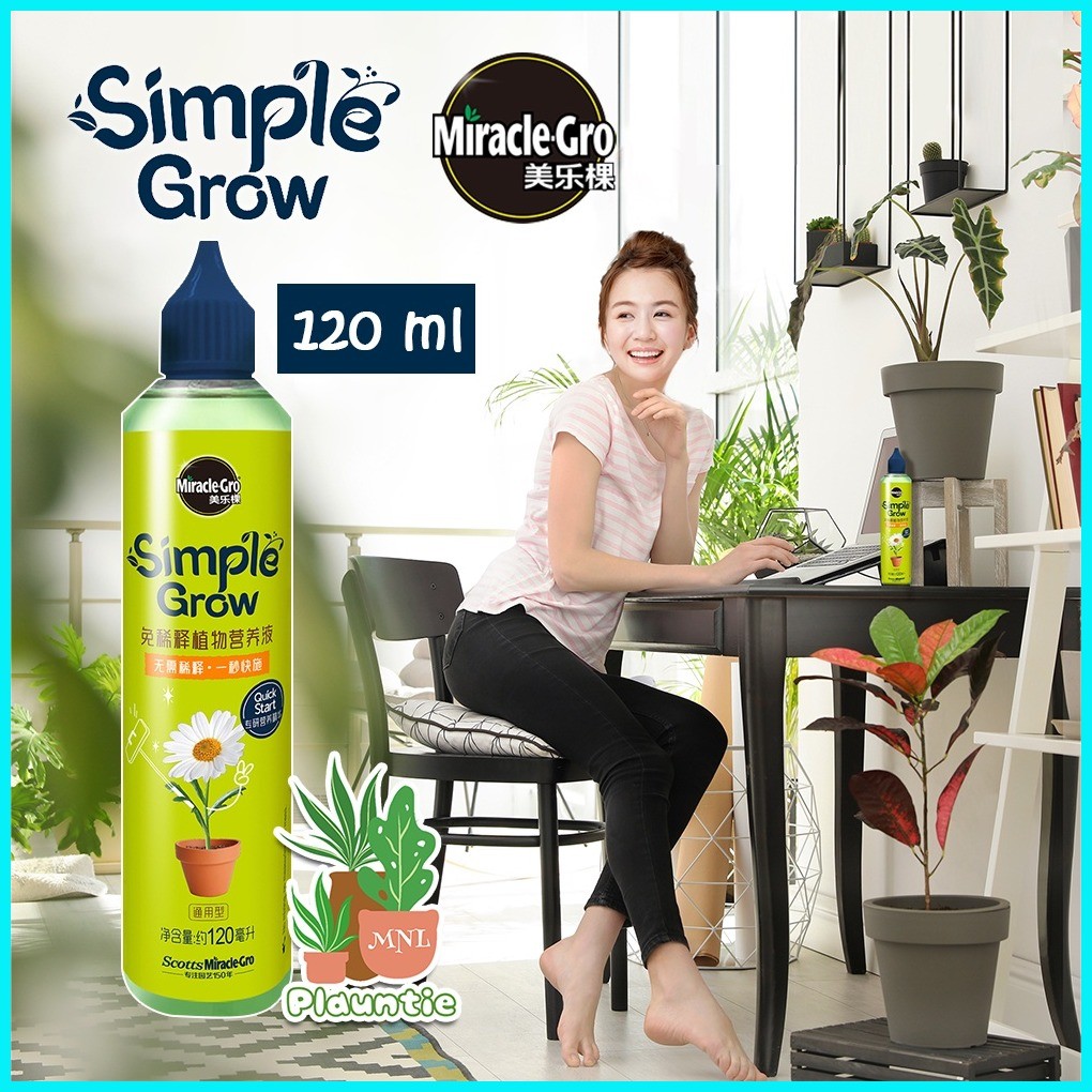 Miracle-Gro Simple Grow Plant Food Nutrient Solution 120ml Succulents ...