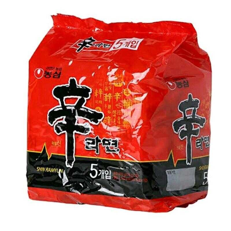 Nongshim Shin Ramyun 120G X 5Pcs (Ramen) | Shopee Philippines