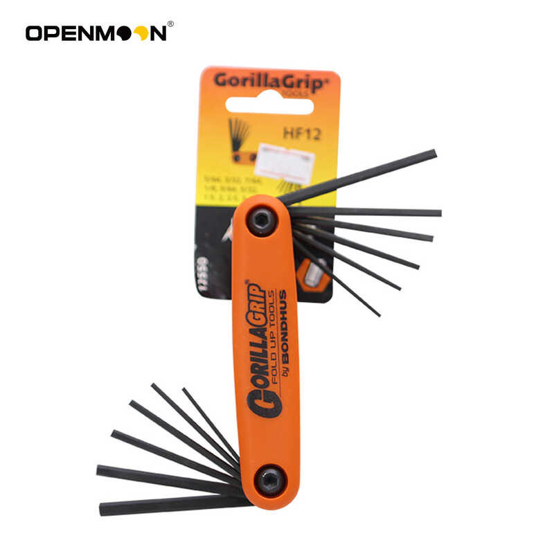 OPENMOON BONDHUS GORILLA GRIP FOLDABLE HEX WRENCH / ALLEN KEY Gorilla ...